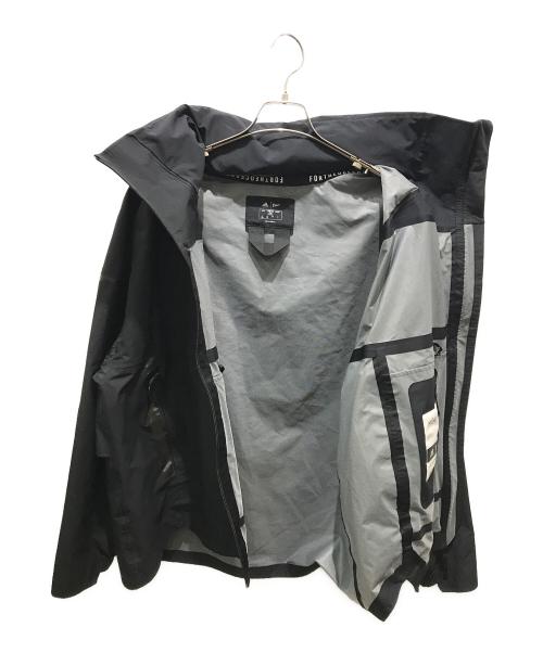 adidas（アディダス）adidas (アディダス) MYSHELTER Parley RAIN.RDY (マイシェルターレイン) マウンテンパーカー　H16254 ブラック サイズ: 2XOの古着・服飾アイテム