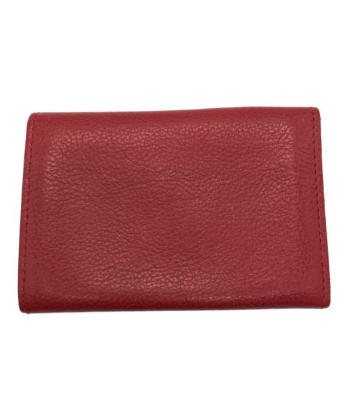 IL BISONTE（イル ビゾンテ）IL BISONTE (イル ビゾンテ) カードケース レッドの古着・服飾アイテム