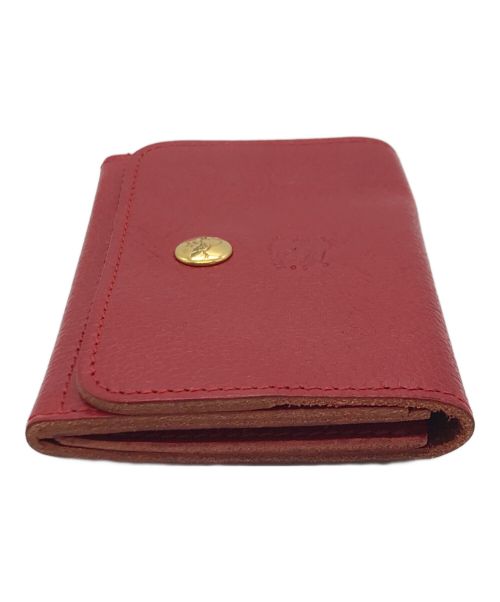 IL BISONTE（イル ビゾンテ）IL BISONTE (イル ビゾンテ) カードケース レッドの古着・服飾アイテム
