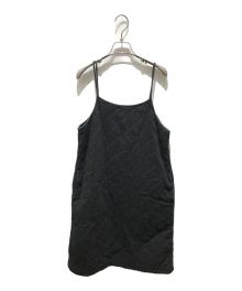 BELPER（ベルパー）の古着「QUILTING DENIM DRESS」｜ブラック
