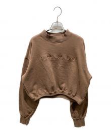 WIND AND SEA（ウィンダンシー）の古着「Embossed crew neck スウェット　WDS-CS-246」｜ブラウン