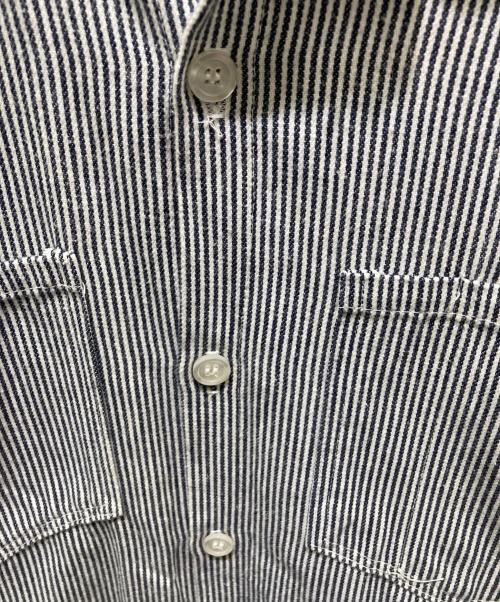 BEN DAVIS（ベンデイビス）BEN DAVIS (ベンデイビス) ヒッコリーシャツ ブラック×ホワイト サイズ:XLの古着・服飾アイテム