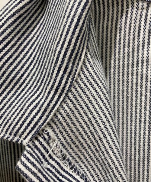 BEN DAVIS（ベンデイビス）BEN DAVIS (ベンデイビス) ヒッコリーシャツ ブラック×ホワイト サイズ:XLの古着・服飾アイテム