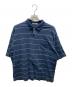 nestrobe confect（ネストローブ コンフェクト）の古着「ボーダーポロシャツ」｜ネイビー