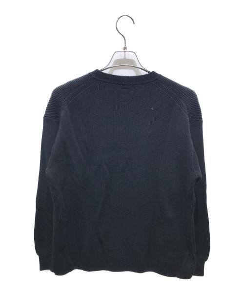 BATONER（バトナ―）BATONER (バトナ―) 両畦クルーネックプルオーバー　BN-18SM-010 ブラック サイズ:2の古着・服飾アイテム