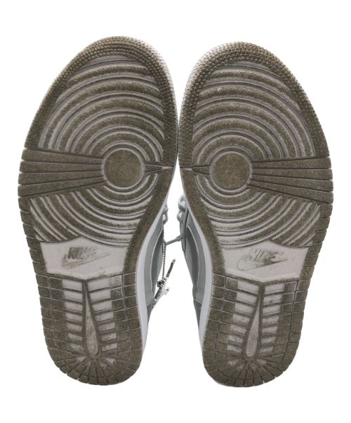 NIKE（ナイキ）NIKE (ナイキ) エアジョーダン1　CZ0790-002 グレー×シルバー サイズ:26の古着・服飾アイテム