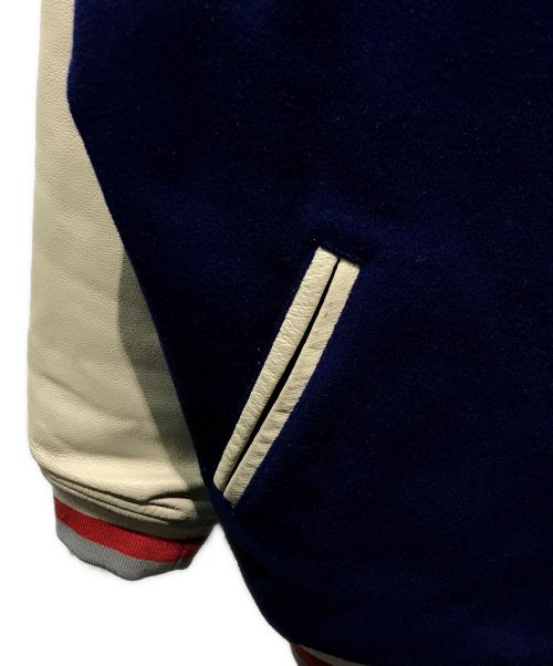 master-piece（マスターピース）master-piece (マスターピース) トリコロールスタジャン ブルー サイズ:XLの古着・服飾アイテム