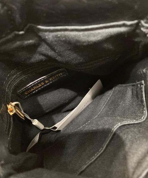 CHARLES & KEITH（チャールズアンドキース）CHARLES & KEITH (チャールズ＆キース) チェーンハンドルツーウェイバックパック ブラックの古着・服飾アイテム