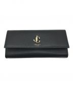 JIMMY CHOOジミーチュウ）の古着「２つ折り長財布」｜ブラック