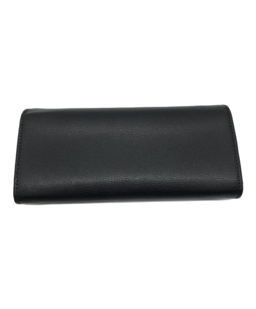 JIMMY CHOO（ジミーチュウ）JIMMY CHOO (ジミーチュウ) ２つ折り長財布　JC CONTINENTAL ブラックの古着・服飾アイテム
