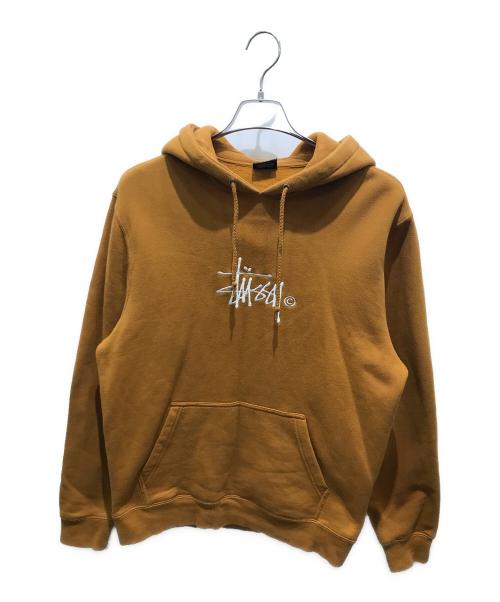 stussy（ステューシー）stussy (ステューシー) プルオーバーパーカー オレンジ サイズ:Mの古着・服飾アイテム