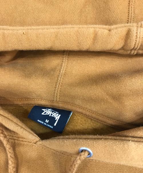 stussy（ステューシー）stussy (ステューシー) プルオーバーパーカー オレンジ サイズ:Mの古着・服飾アイテム