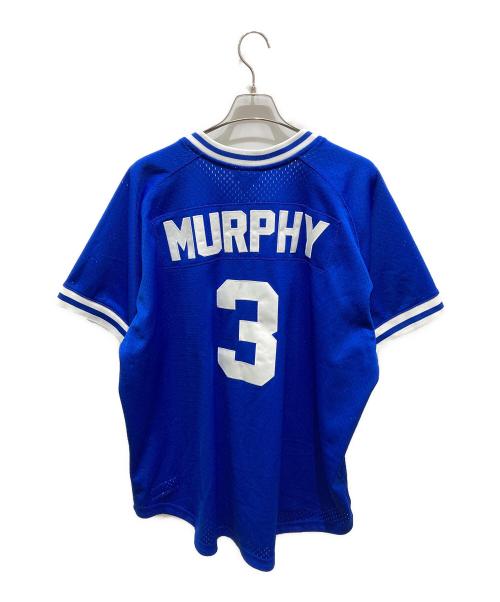 MITCHELL & NESS（ミッチェルアンドネス）MITCHELL & NESS (ミッチェルアンドネス) AUTHENTIC MESH BP JERSEY　ATLANTA BRAVES ブルー サイズ:3XLの古着・服飾アイテム