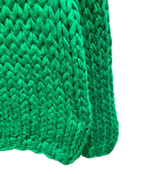 mici（ミチ）mici (ミチ) チャンキーハイネックニット グリーン サイズ:Fの古着・服飾アイテム