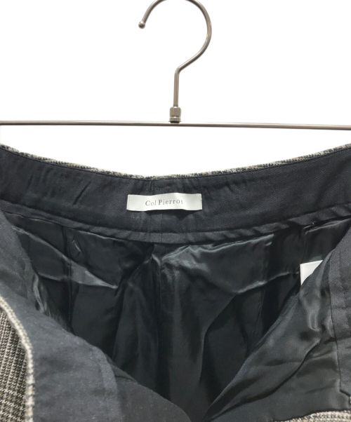 Col Pierrot（コルピエロ）Col Pierrot (コルピエロ) Check Pants グレー サイズ:Ｍの古着・服飾アイテム