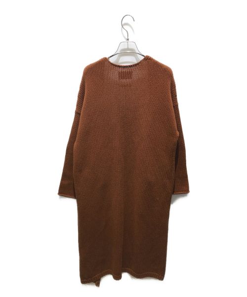 Lauren Manoogian（ローレン マヌージアン）Lauren Manoogian (ローレン マヌージアン) ロングニットガウン ブラウン サイズ:Sの古着・服飾アイテム
