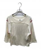 MM6 Maison Margielaエムエムシックスメゾンマルジェラ）の古着「ナンバリングカットソー　S32GC0433」｜ホワイト