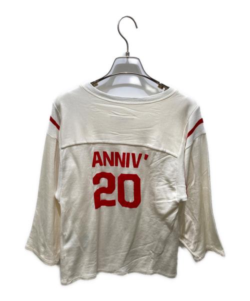 MM6 Maison Margiela（エムエムシックスメゾンマルジェラ）MM6 Maison Margiela (エムエムシックス メゾンマルジェラ) ナンバリングカットソー　S32GC0433 ホワイト サイズ:Sの古着・服飾アイテム