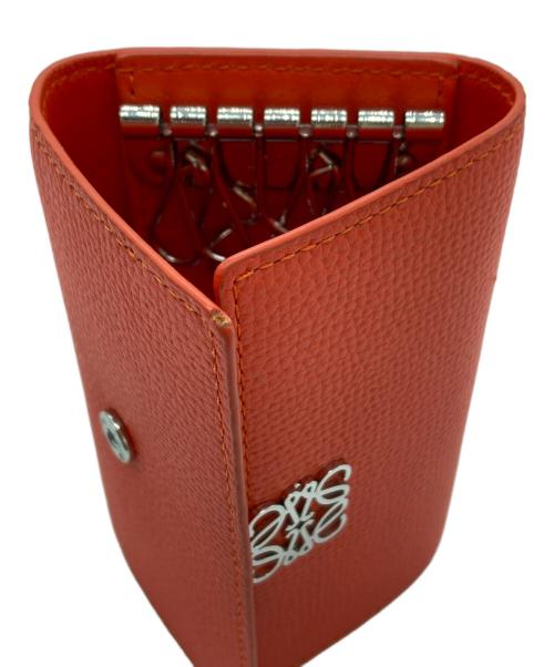LOEWE（ロエベ）LOEWE (ロエベ) アナグラムキーケース　412339 オレンジの古着・服飾アイテム