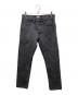 follow（フォロー）の古着「Slim straight jeans　FOL MP001」｜グレー