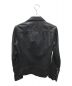 KATHARINE HAMNETT (キャサリンハムネット) レザーライダースジャケット　934G4701　TALONジップ アーカイブ ブラック サイズ:M：14000円