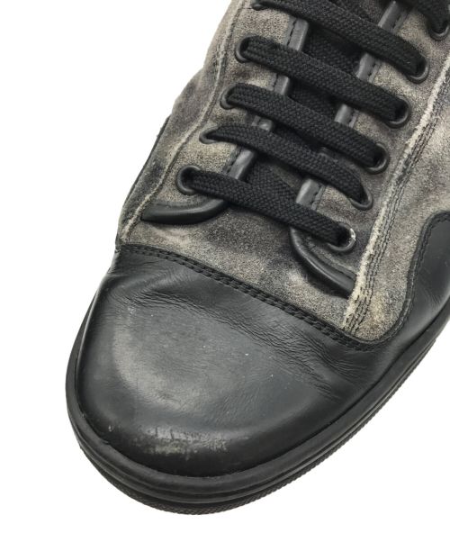 LOUIS VUITTON（ルイ ヴィトン）LOUIS VUITTON (ルイ ヴィトン) ガストンV ローカットスニーカー　MS0123 ブラック×グレー サイズ:8の古着・服飾アイテム