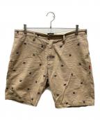 stussyステューシー）の古着「ハーフパンツ」｜ベージュ