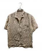 ISSEY MIYAKE MENイッセイミヤケメン）の古着「リネンシャツ　ME12FJ545」｜ベージュ