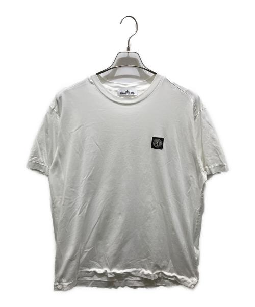 STONE ISLAND（ストーンアイランド）STONE ISLAND (ストーンアイランド) ロゴTシャツ　801524113 ホワイト サイズ:XXLの古着・服飾アイテム