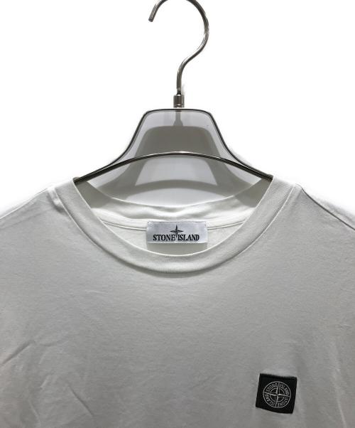 STONE ISLAND（ストーンアイランド）STONE ISLAND (ストーンアイランド) ロゴTシャツ　801524113 ホワイト サイズ:XXLの古着・服飾アイテム