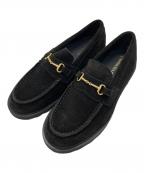 Caminandoカミナンド）の古着「フラットソール ビットローファー」｜ブラック