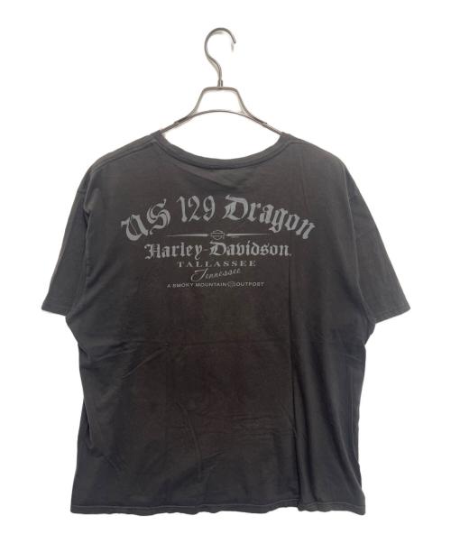HARLEY-DAVIDSON（ハーレーダビッドソン）HARLEY-DAVIDSON (ハーレーダビッドソン) 半袖Tプリントシャツ ブラウン サイズ:2XLの古着・服飾アイテム