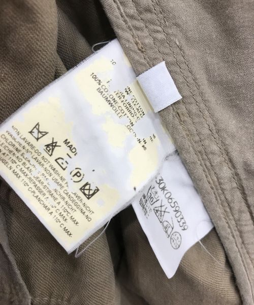 Maison Margiela（メゾンマルジェラ）Maison Margiela (メゾンマルジェラ) ミリタリージャケット　430K06590339　 02SS ここのえタグ ベージュ サイズ:44の古着・服飾アイテム
