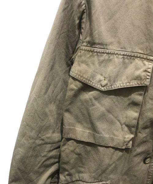 Maison Margiela（メゾンマルジェラ）Maison Margiela (メゾンマルジェラ) ミリタリージャケット　430K06590339　 02SS ここのえタグ ベージュ サイズ:44の古着・服飾アイテム