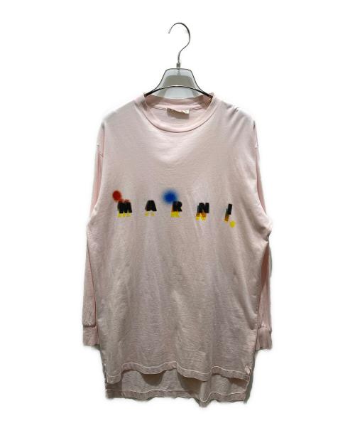 MARNI（マルニ）MARNI (マルニ) ロングスリーブカットソー　THJE0129PHUSCR97 ピンク サイズ:38の古着・服飾アイテム