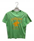 stussyステューシー）の古着「SURF MAN TEE」｜グリーン