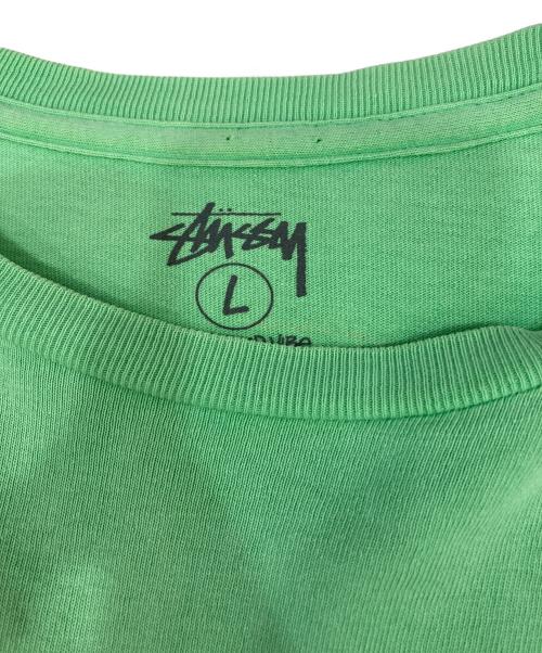 stussy（ステューシー）stussy (ステューシー) SURF MAN TEE グリーン サイズ:Lの古着・服飾アイテム