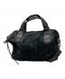 DIESEL（ディーゼル）の古着「クラックレザー2WAYバッグ」｜ブラック