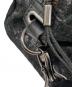 中古・古着 DIESEL (ディーゼル) クラックレザー2WAYバッグ ブラック：4000円