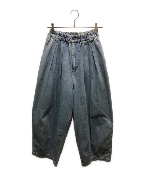 HARVESTY（ハーベスティー）HARVESTY (ハーベスティー) デニムサーカスパンツ インディゴ サイズ:1の古着・服飾アイテム