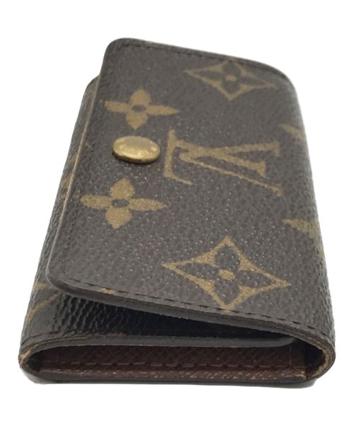 LOUIS VUITTON（ルイ ヴィトン）LOUIS VUITTON (ルイ ヴィトン) キーケース　M62631 モノグラム　FL0036 ミュルティクレ4 ブラウンの古着・服飾アイテム