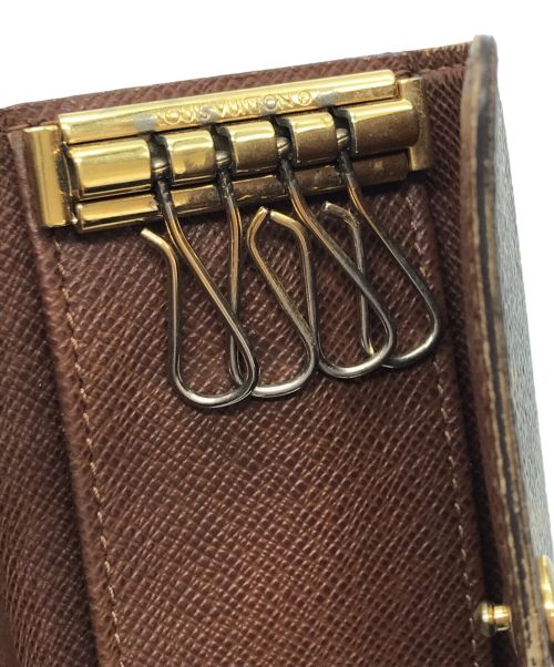 LOUIS VUITTON（ルイ ヴィトン）LOUIS VUITTON (ルイ ヴィトン) キーケース　M62631 モノグラム　FL0036 ミュルティクレ4 ブラウンの古着・服飾アイテム