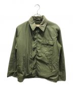 U'S NAVYユーエスネイビー）の古着「A-2デッキジャケット　 80ｓ」｜カーキ