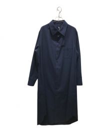 GROUND Y（グラウンドワイ）の古着「シャツワンピース　GK-B06-900」｜ネイビー