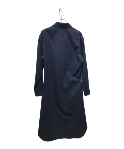 GROUND Y（グラウンドワイ）GROUND Y (グラウンドワイ) シャツワンピース　GK-B06-900 ネイビー サイズ:Sの古着・服飾アイテム