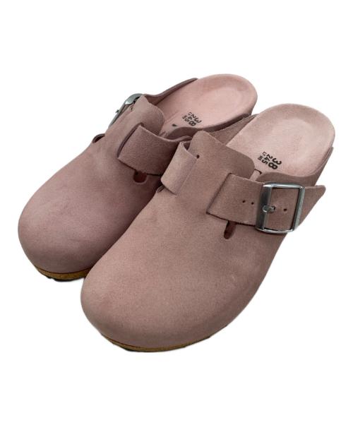 papillio（パピリオ）papillio (パピリオ) ウェッジソールサンダル ピンク サイズ:24.5の古着・服飾アイテム