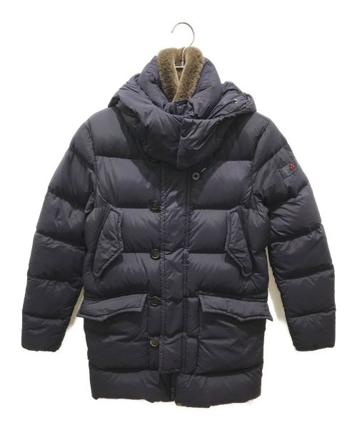 PEUTEREY（ピューテリー）PEUTEREY (ピューテリー) DOLI FURダウンコート　47283016 ネイビー サイズ:XSの古着・服飾アイテム