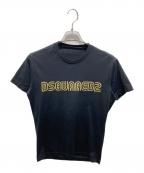 DSQUARED2ディースクエアード）の古着「ロゴプリント半袖Tシャツ　S74GD0412」｜ブラック