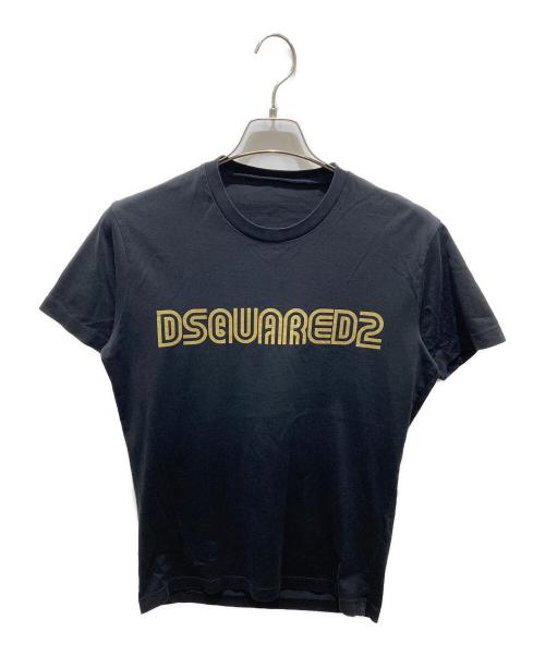 DSQUARED2（ディースクエアード）DSQUARED2 (ディースクエアード) ロゴプリント半袖Tシャツ　S74GD0412 ブラック サイズ:Sの古着・服飾アイテム