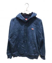 DIESEL（ディーゼル）の古着「D-Um-Ribプルオーバーパーカー　a03939」｜ネイビー